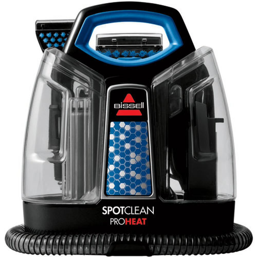 Bissell 36988 SpotClean ProHeat - Pulitore portatile per tappezzeria,  moquette, sedili auto e altro + Formula Detergente Spot & Stain per  Spotclean, 1
