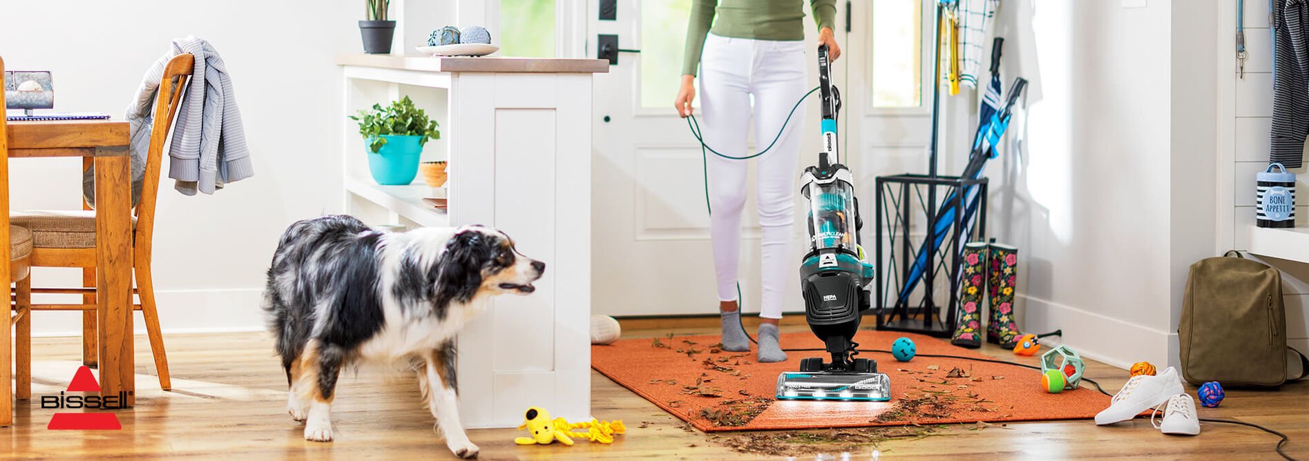 NEW - BISSELL MultiClean Allergen Corded Bagless Pet Upright Vacuum with  HEPA Filter