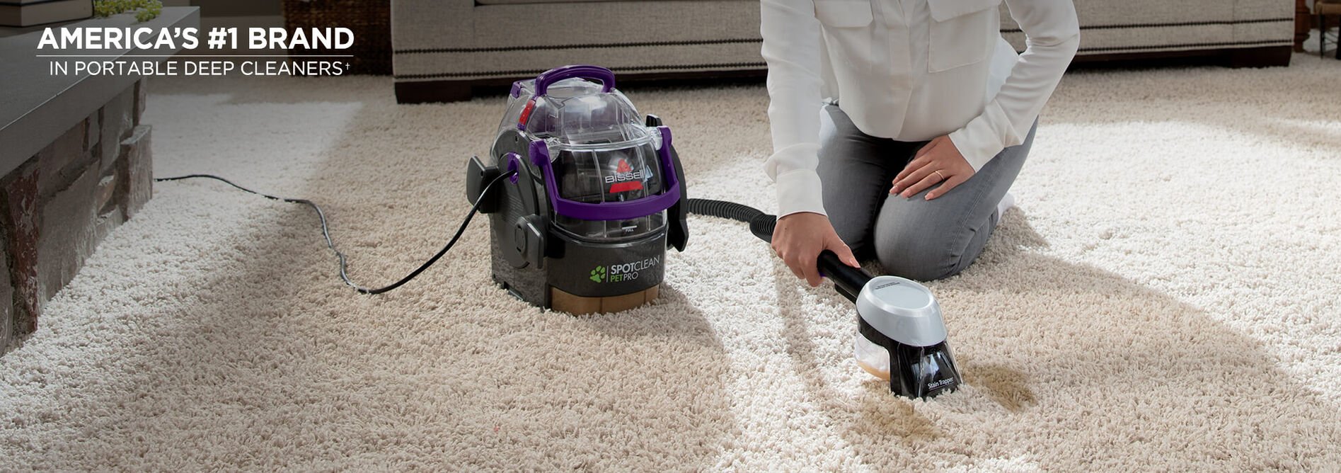 BISSELL Cylinder Carpet Cleaners SpotCleaner Pet/SpotClean