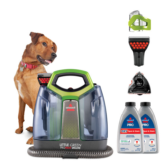 Bissell Little Green Pet Deluxe Portable Carpet Cleaner and Car
