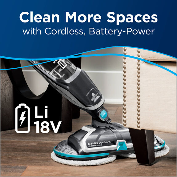 SpinWave® Cordless Mop Spin Hard 2315A Spinning | Floor Mop