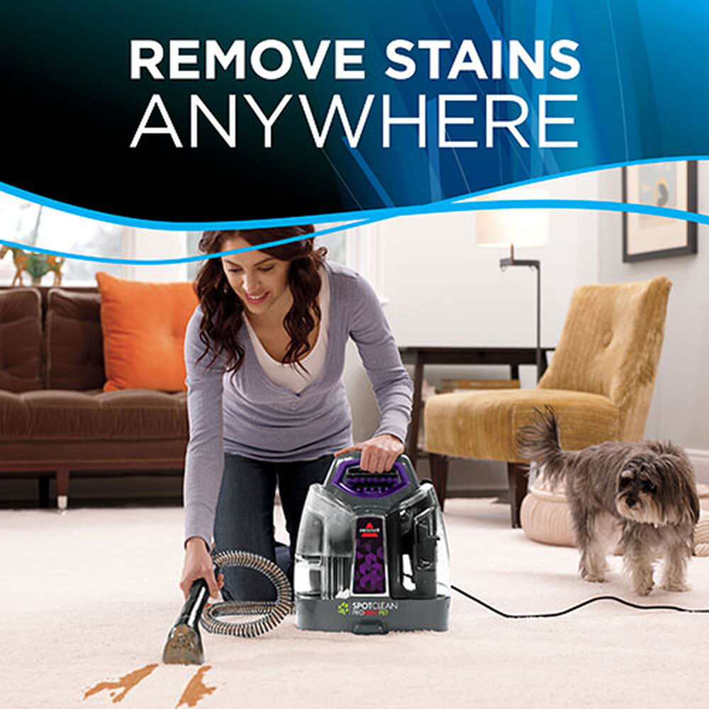 BISSELL SpotClean ProHeat Portable Spot and Stain Carpet Cleaner – Pet  Friendly Rugs
