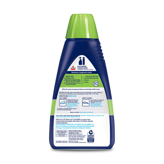 Bissell Wash & Protect Pet Stain & Odour Carpet Cleaning Formula