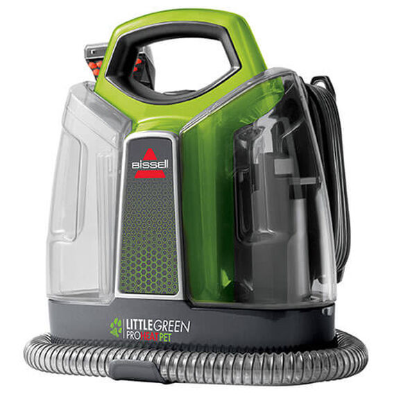 This Compact Bissell Little Green Cleaner Can Tackle Kid Stains, Cat Puke,  and Other Things No One Wants to Touch