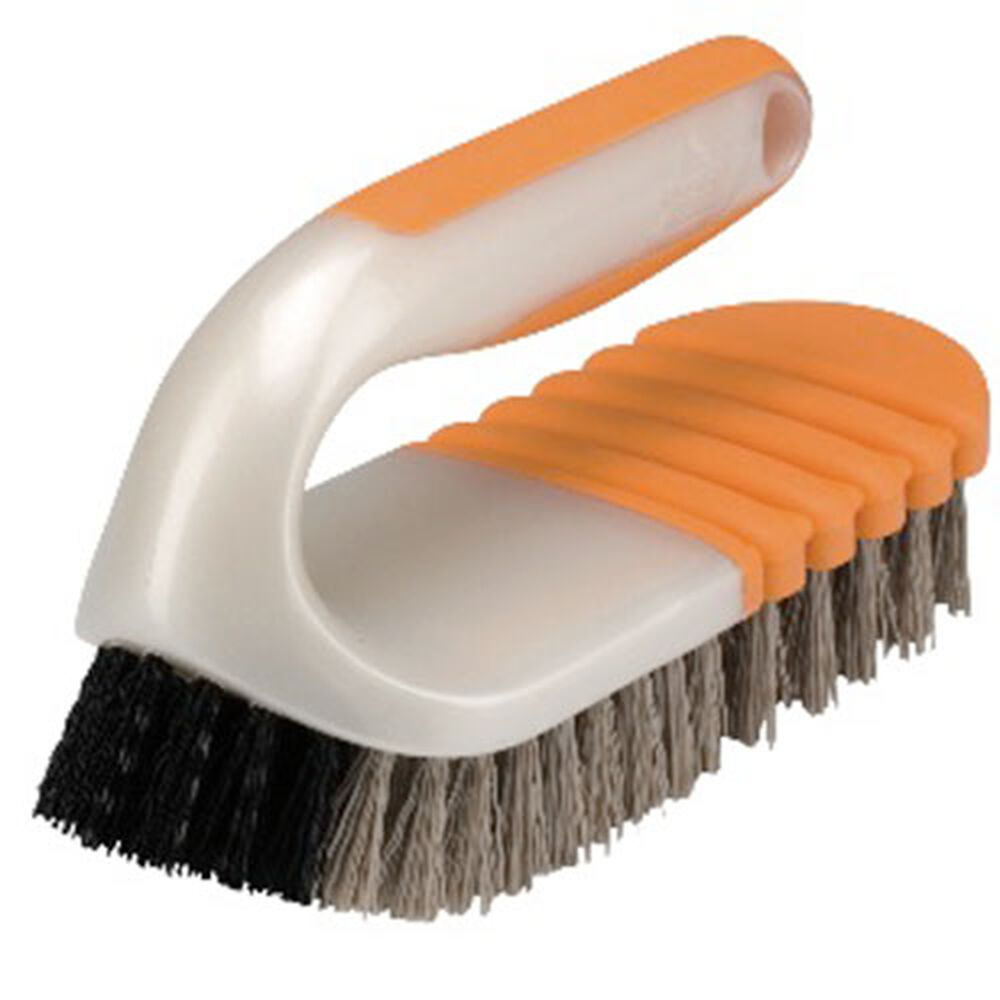 DSV Standard Heavy Duty All-Purpose Professional Scrub Brush | Comfort Grip & Stiff Flexible Bristles | Ideal for Cleaning Bathroom, Shower, Kitch