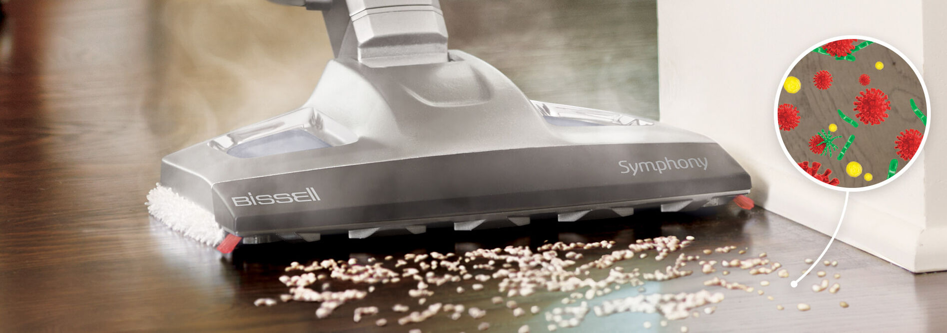 Symphony™ Vacuum and Steam Mop Cleaner | 1132 Steam