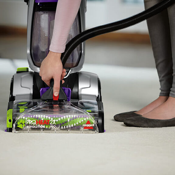 BISSELL - ProHeat 2X Revolution Pet Pro Plus Carpet Cleaner - silver/purple